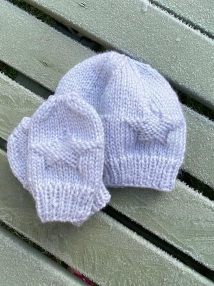 Little Super Star Newborn Hat & Mitts