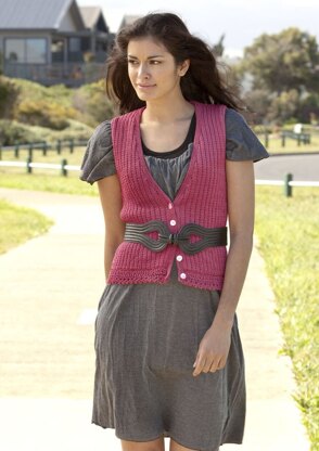 Cardigans & Vests in Patons 100% Cotton DK - 3769