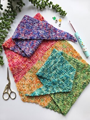 Magic Moss Stitch Scarf