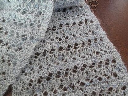 Iridessa Reversible Lace Scarf and Wrap