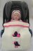 Tri-Cera-Tops Hooded Baby Car Seat Blanket + Dinosaur Toy