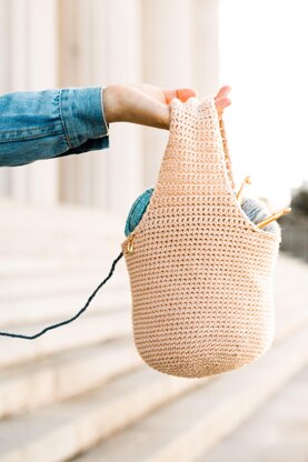 Adley Project Bag + Yarn Basket