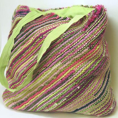 Bias Bag 005 - knitting pattern