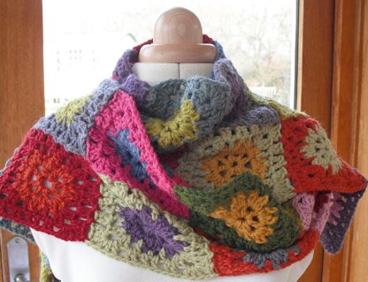 February crochet scarf