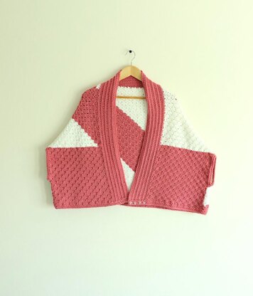 C2C Crochet Origami Shrug
