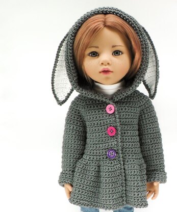 GOTZ/DaF 18" Doll Easter Bunny Jacket