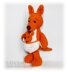 Kangaroo with a Baby Crochet Pattern