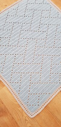 Slanted Weave Block Blanket - US Terms