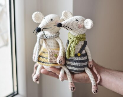 Pepe and Penny the Mice Crochet Pattern