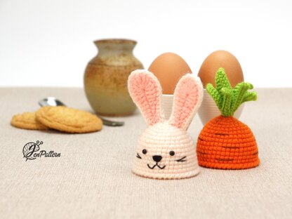 Bunny and Carrot Egg Warmers