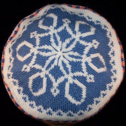 Walnut Street Snowflake Tam - knitting pattern