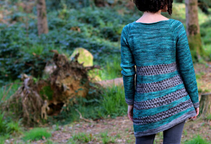 Lignite Sweater by Carol Feller - Knitting Pattern For Women in The Yarn Collective