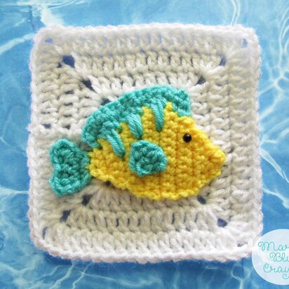 Tropical Fish Granny Square