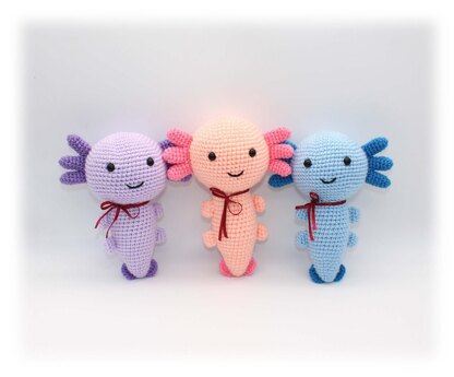 Baby Axolotl Crochet Pattern