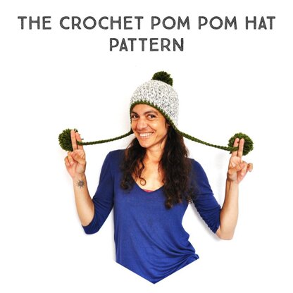 The Crochet Peruvian Pom Pom Hat