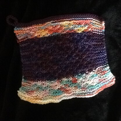 Stash-busting Star Stitch Dishcloth