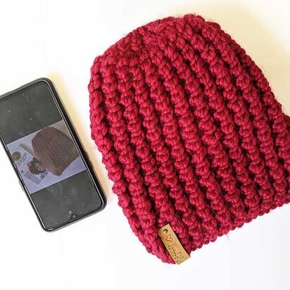 Ribbed Bubble Hat