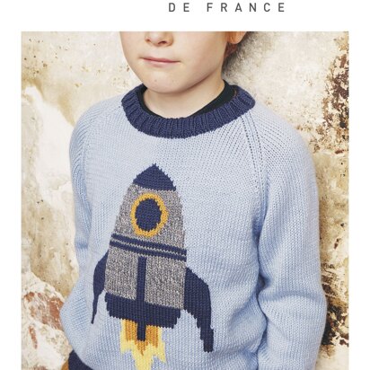 Boy Sweater in Bergere de France Ideal - M1171 - Downloadable PDF