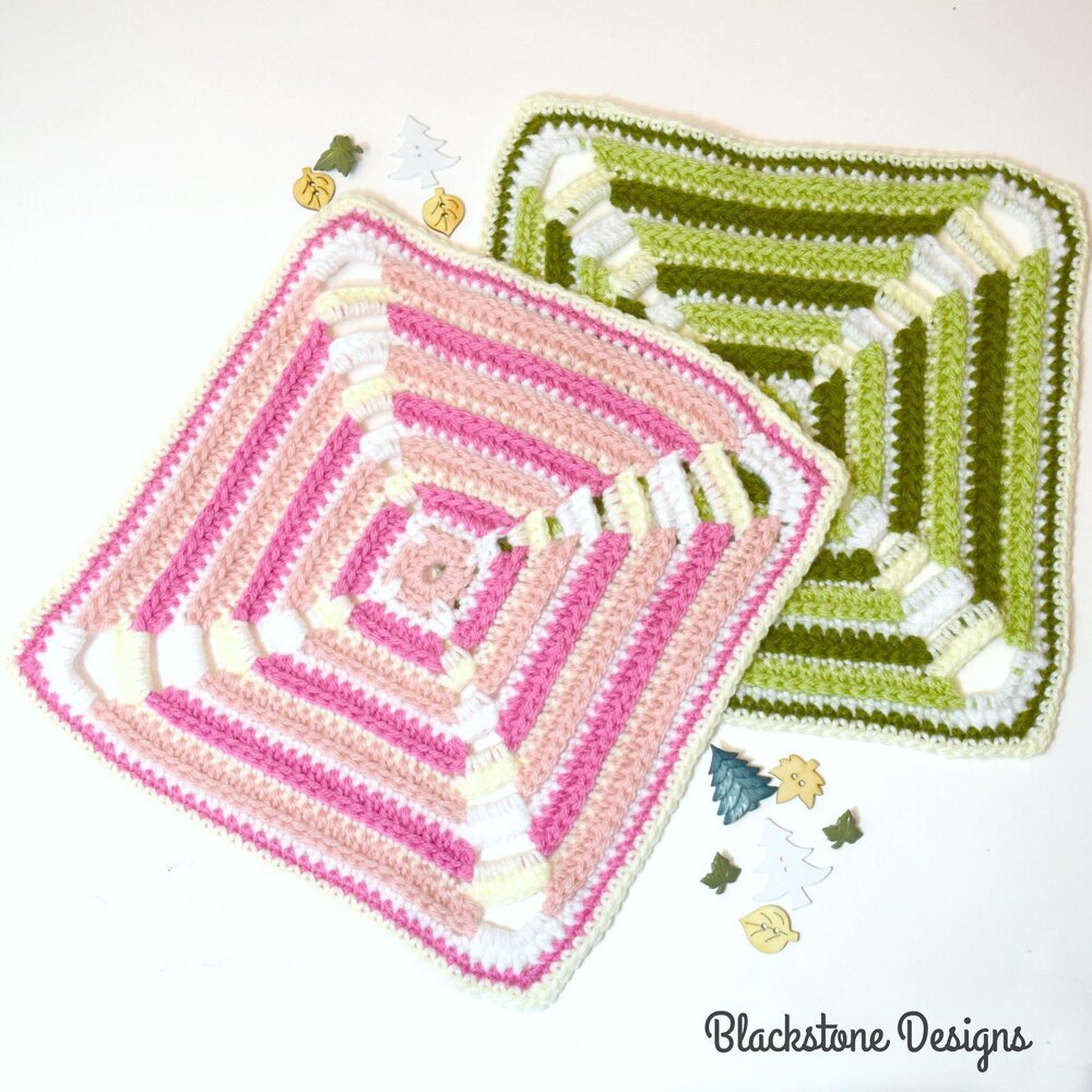 Beginner Single Crochet Dishcloth pattern by Sonya Blackstone