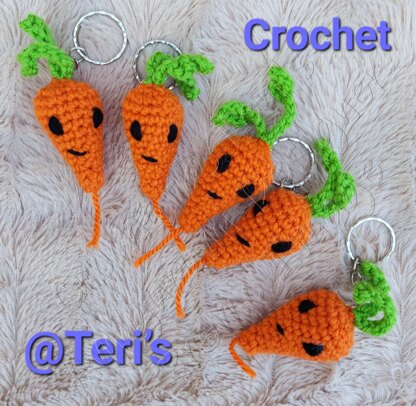 Carrot Keychains