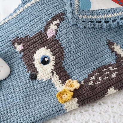 Hello Deer Baby Blanket