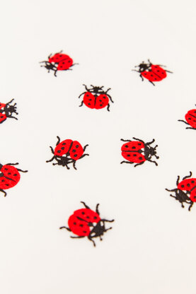 DMC Lady Birds Embroidery Pattern - PAT1543 - Downloadable PDF