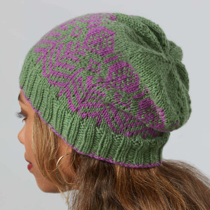 1281 - Primrose  -  Hat Knitting Pattern for Women in Valley Yarns Wachusett by Valley Yarns