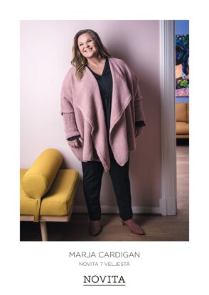 Marja Cardigan in Novita 7 Veljestä - Downloadable PDF