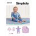 Simplicity Babies' Bodysuit, Jumpsuit, Pants and Blanket S9459 - Paper Pattern, Size XXS-XS-S-M-L