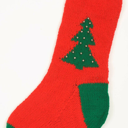 Christmas Stocking in Plymouth Encore Worsted - F167