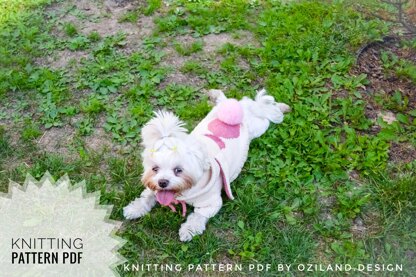 Easter bunny hoodie for dog