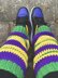 Mardi Gras Leg Warmers