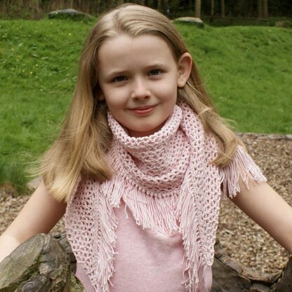 Festival Fringe Scarf PDF Crochet Pattern.