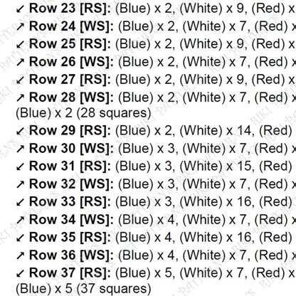 Birth Year 1982 Crib Blanket C2C CROCHET PATTERN French colors Afghan