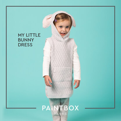 My Little Bunny Dress - Free Crochet Pattern For Babies and Kids in Paintbox Yarns Baby DK by Paintbox Yarns