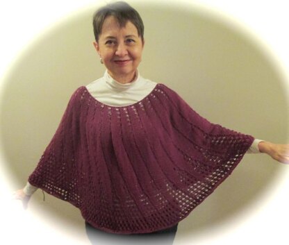 Mulberry Magic Poncho