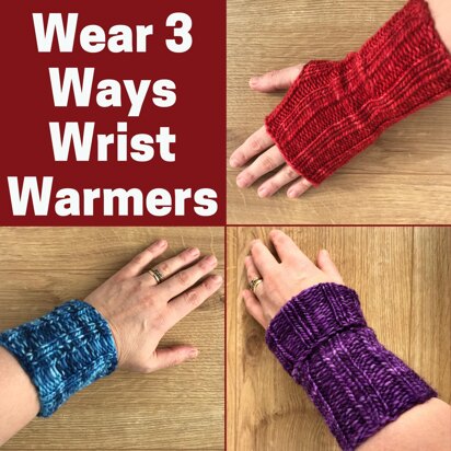 Wear 3 Ways Wrist Warmers