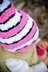 Textured Stripe Stocking Cap