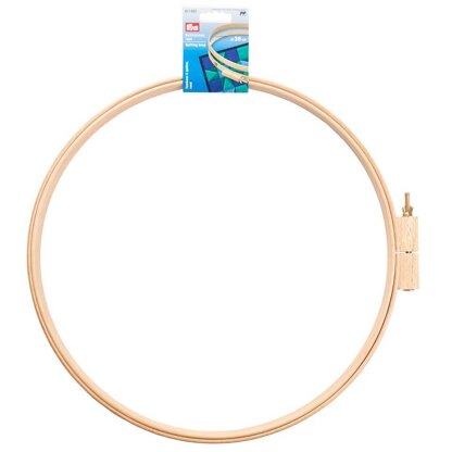 Prym Quilting Hoop Beechwood W. Screw 23 mm X 36 cm