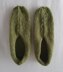 Sage - 12ply easy knit slippers