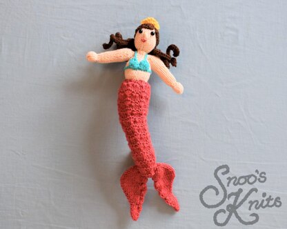 Mermaid Doll Knitting Pattern Snoo's Knits