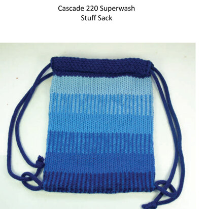 Boy's Stuff Sack in Cascade 220 Superwash - W275