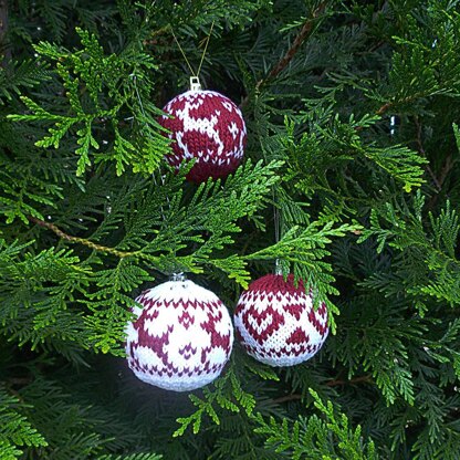 Nordic Inspired Christmas Baubles