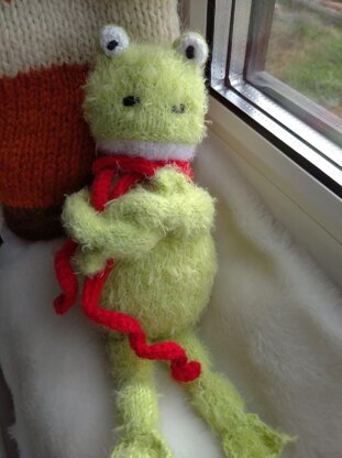 Little frog knitting pattern