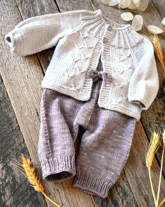 Drina Cardigan & Pants - P200