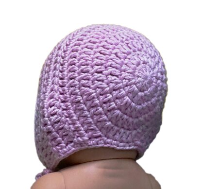 Crochet pattern doll beanie to tie