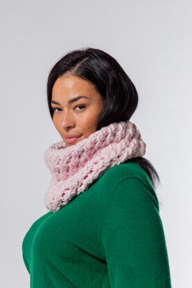 Johanna Scarf & Cowl - Knitting Pattern for Women in MillaMia Naturally Soft Super Chunky by MillaMia