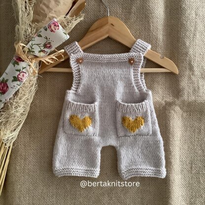 Little Heart Overalls