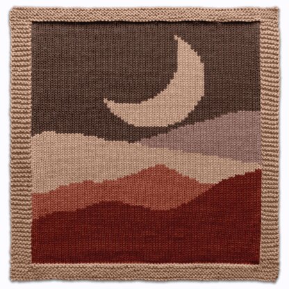 Landscape Knitting Pattern Bundle 4 Squares