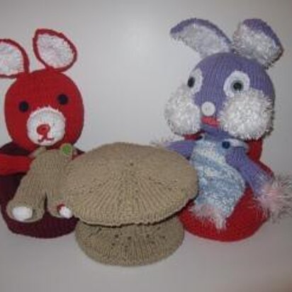 Knitkinz Rabbits, Table and Chair